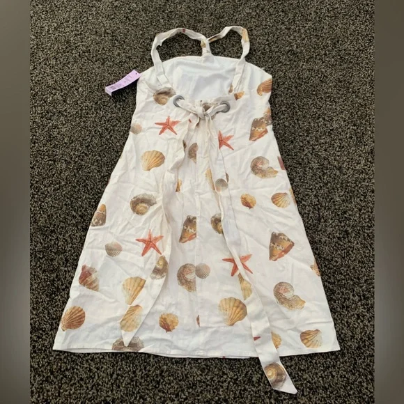 Wild fable Cream Seashell Print Dress size XS NWT - Picture 4 of 9